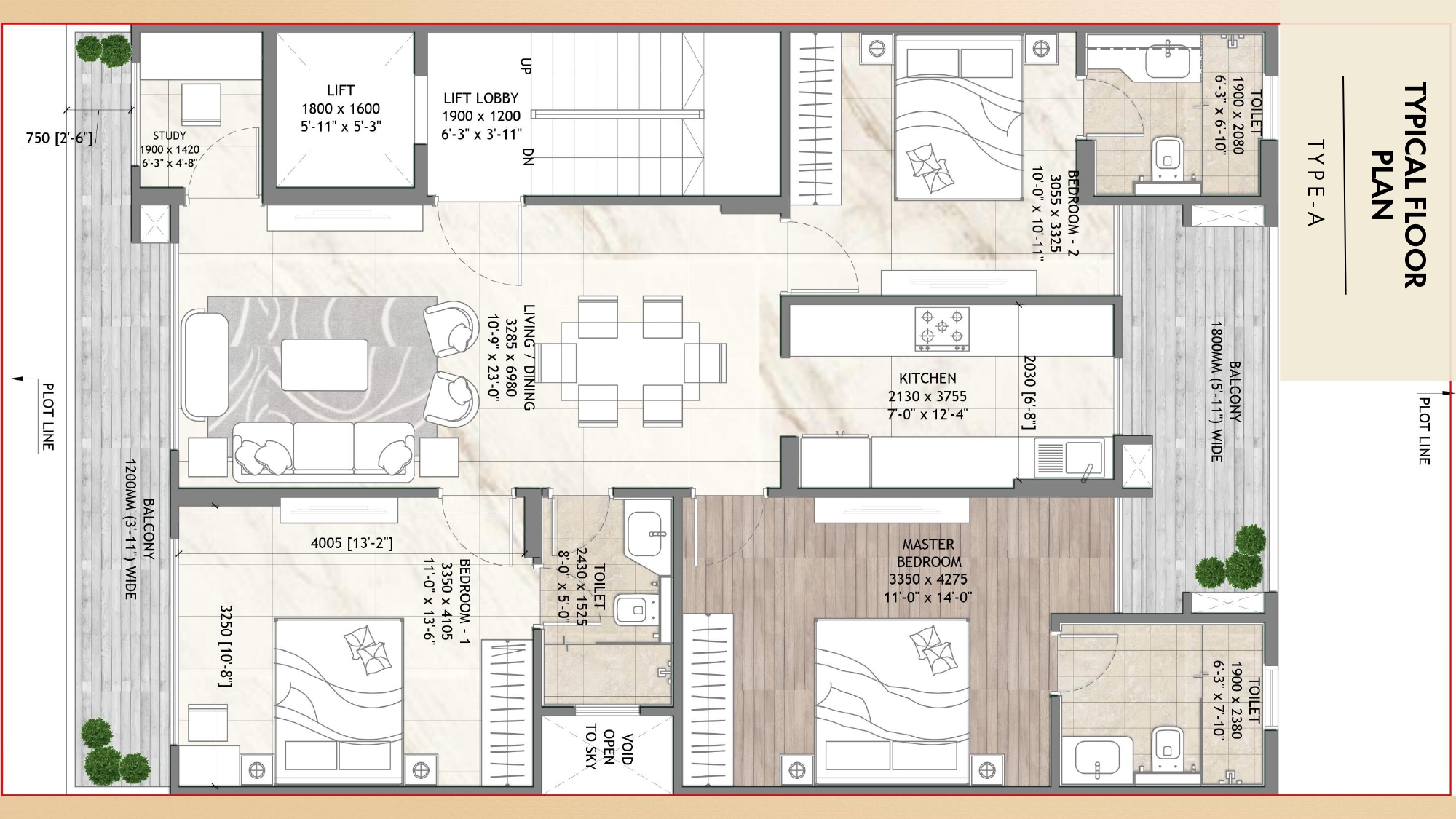 signature global daxin vistas floor plan